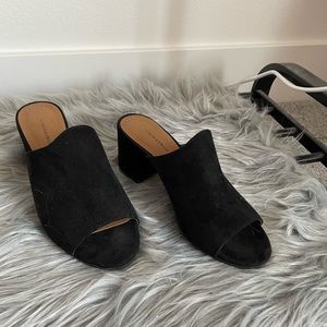 Size 4 Black Mules 14th & Union